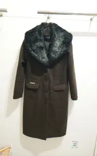 پالتو فوتر قهوه ای سوخته