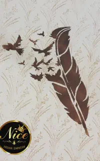 نقاشی ساختمان وطرح کاغذدیواری با رنگ متری ۱۰ هزار