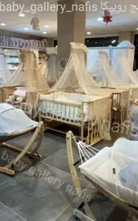 گهواره سنتی سیسمونی نوزاد تخت کنار مادر مدل لاله