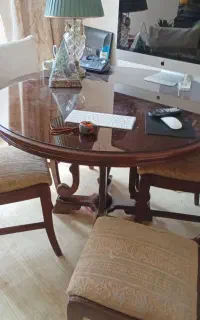 میز ناهارخوری چوبی ۴ نفره