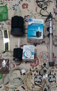 آکواریوم و وسایل آکواریوم در حد نو