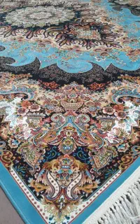 دو عدد فرش ۶متری ۷۰۰شانه تراکم ۲۵۵۰ نخ اکرلیک