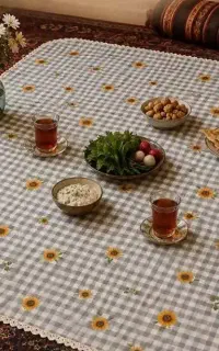 سفره پارچه ای ۴ نفره