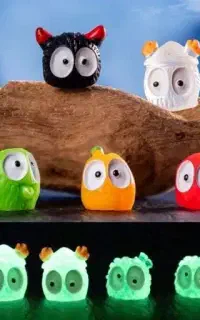 فیگور شبتاب نخود طرح جغد و ارواح مناسب ماشین