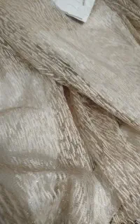 پرده نسکافه ای راشل در حد نو