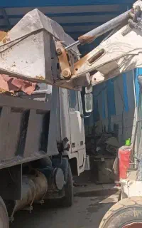 حمل نخاله وخاکبرداری  با بادسان