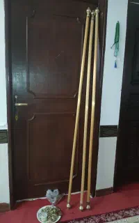 چوب پرده طلاهی
