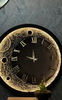ساعت ماه و تابلو ماه تکسچر