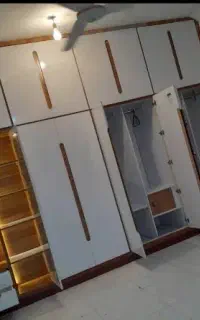 ساخت کابینت کمددیواری درب اتاق 5سال ضمانت