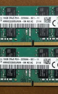 رم لپ تاپ هاینیکس دوکاناله SK hynix 3200MHz 16GB
