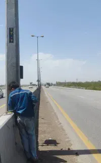 برقکار و.. کار در اتوبان ها و جاده های استان قزوین