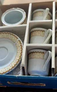 ست چایخوری و مرغ خوری