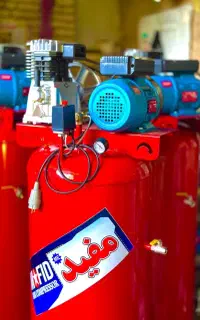 کمپرسور باد خوابیده 100لیتری و ایستاده 150 لیتری