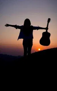 اموزش گیتار به خانم ها.مربی خانوم.