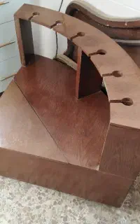 میز دکوری چوبی مثلثی و قابل ارسال