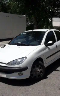 پژو ۲۰۶ sd سفید ۹۶