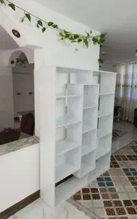 قفسه mdf/ کتابخانه/ شلف