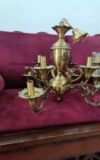 لوستر و دیوارکوب برنجی
