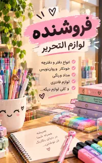 فروشنده  لوازم التحریر