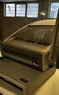 دستگاه صحافی سوراخ زن سیمی کن کتاب ibico سوییسی