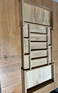 نظم دهنده کشو جا قاشقی ریگلاژی چوب کابینت جا ادویه