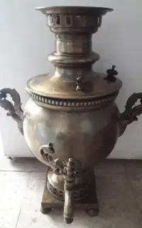 سماور روسی قدیمی قدمت ۱۶۰ ساله