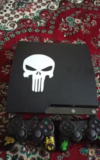 پلی استیشن 3 اسلیم با حافظه 320 گیگ و دو دسته ps 3