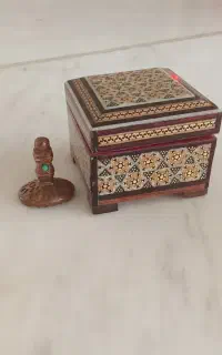 مهر برنجی با نگین فیروزه