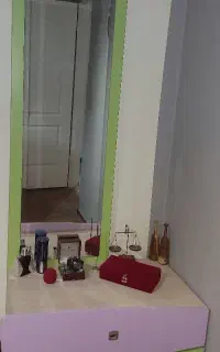 سرویس خواب ۱نفره میزتوالت ۲کشو و آیینه قدی