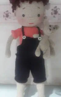 عروسک بافت پسر