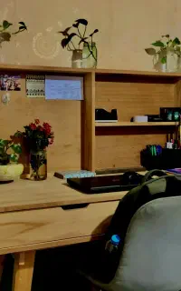 میز تحریر ، آیینه ، کتابخونه