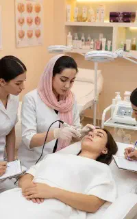 آموزش فیشال‌ ومراقبت پوست با مدرک