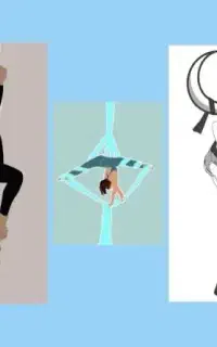 کلاس های اریال یوگا اریال دنس انعطاف