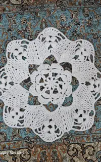 انواع رومیزی دست بافت