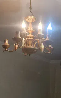 ۲ عدد لوستر ۱۰ شاخه کاملا سالم