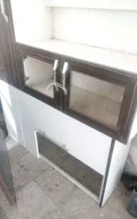 سنگ اوپن و کابینت بالا