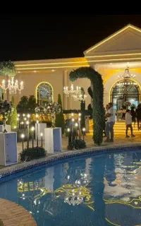 عمارت تشریفات باغ تالار سفیدعروسی عقد نامزدی