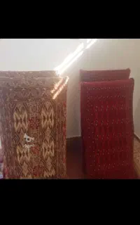 پشتی دستبافت ترکمنی