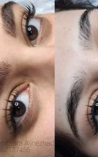 شیدینگ لب میکروبلیدینگ ابرو بن مژه و خط چشم دائم