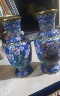 گلدان مسی عتیقه قدمت۱۰۰ سال
