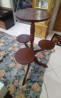 پایه گلدان چوبی