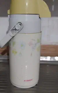 فلاسک چای پمپی اصل ژاپنی وکتری برقی استیل