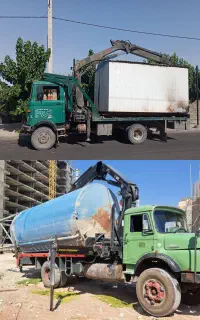 خدمات جرثقیل ۳تن خاور تک کفی دار اجاره شبانه روزی