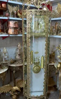 ساعت ایستاده برنزی