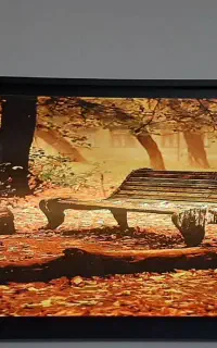 تابلو منظره نورپردازی شده