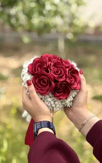 دسته گل عروس ربانی