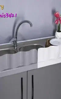 آبگیر سینک طرح جدید موج دار ریلی بدون افتادن