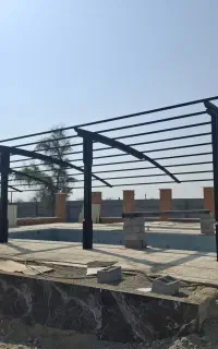 نقاشی ساختمان رنگ آمیزی کناف و درپنجره اهنی