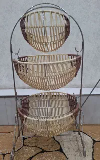 سبد سیب زمینی وپیاز