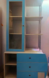 دکور MDF آبی (ویترین)